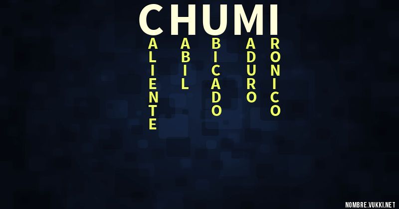 Acróstico chumi