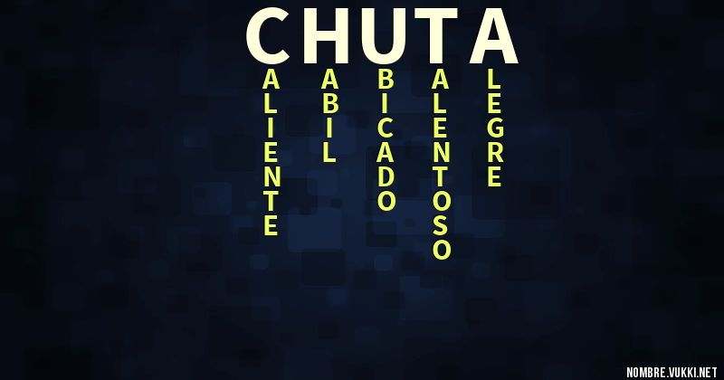 Qué significa chuta