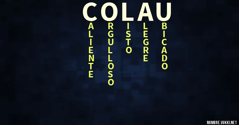 Acróstico colau
