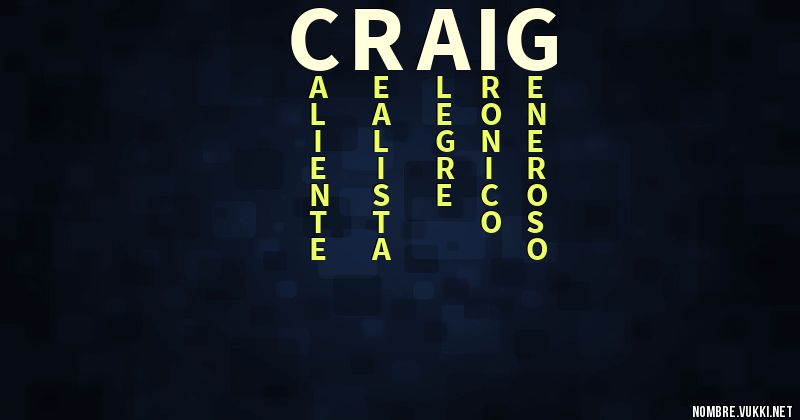 Acróstico craig