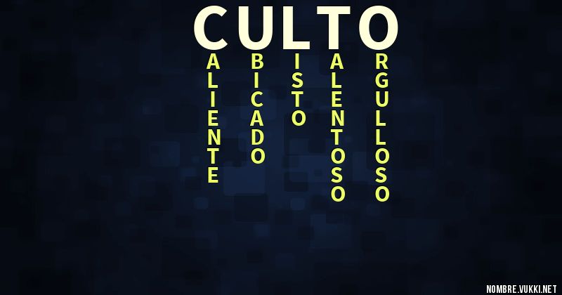 Acróstico culto