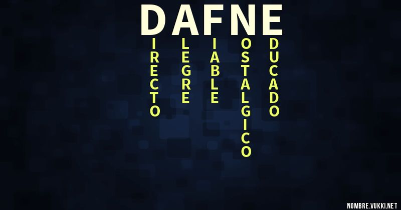 Acróstico dafne