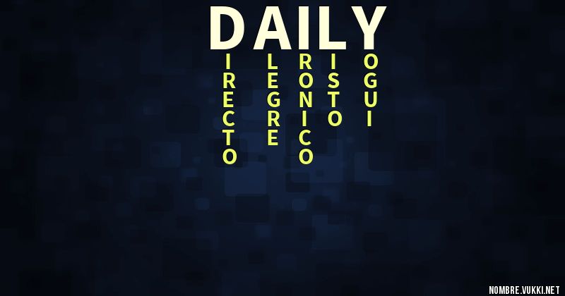 Acróstico daily