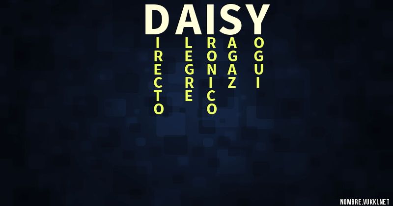 Acróstico daisy