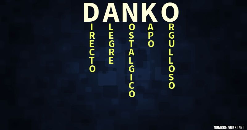 Acróstico danko