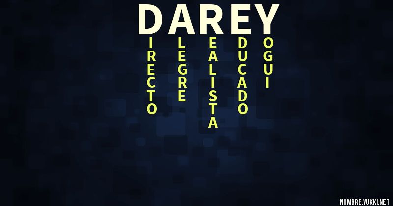 Acróstico darey