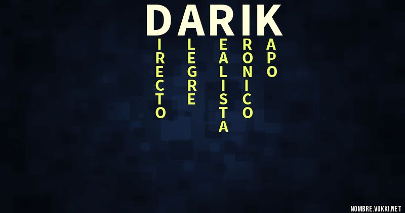 Acróstico darik