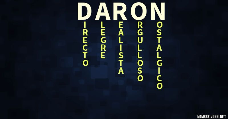 Acróstico daron