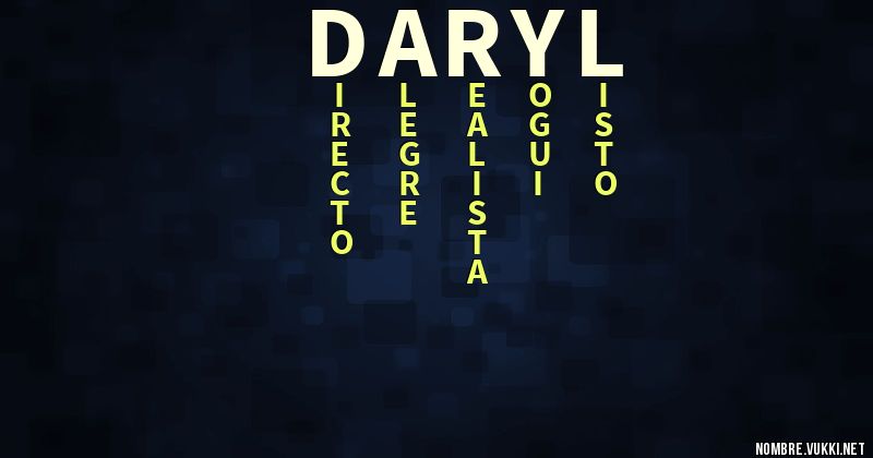 Acróstico daryl