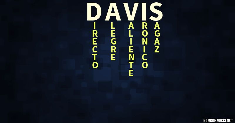 Acróstico davis