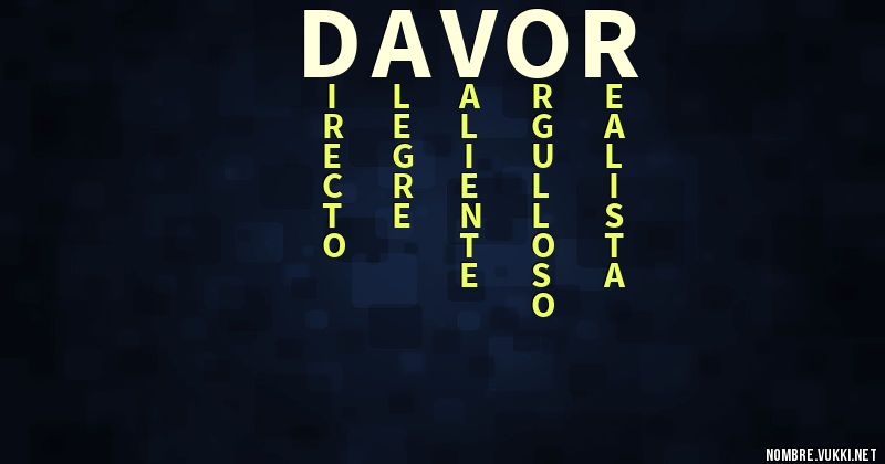 Acróstico davor