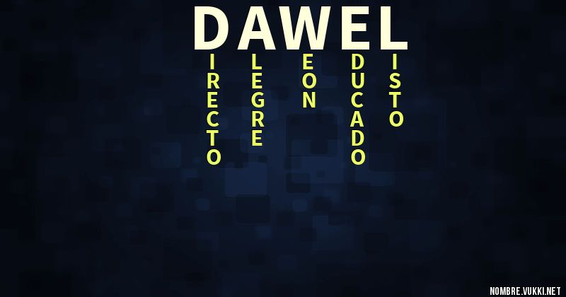 Acróstico dawel