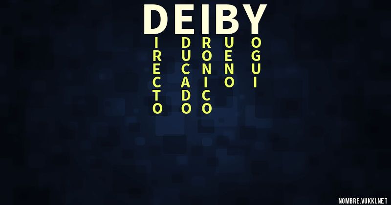 Acróstico deiby