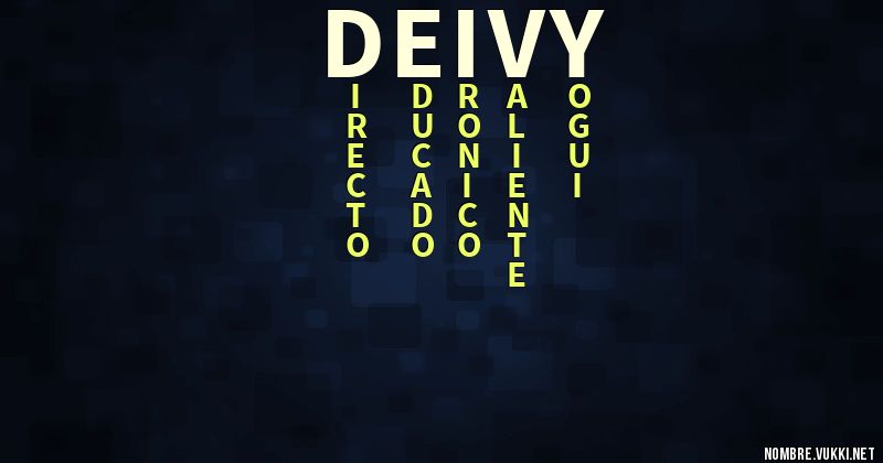 Acróstico deivy