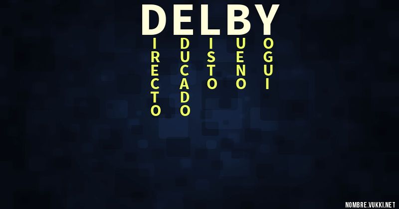 Acróstico delby