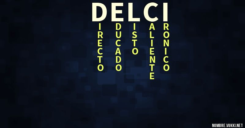 Acróstico delci