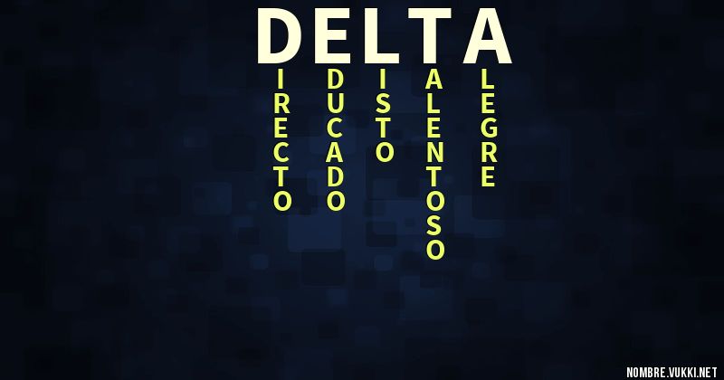 Acróstico delta