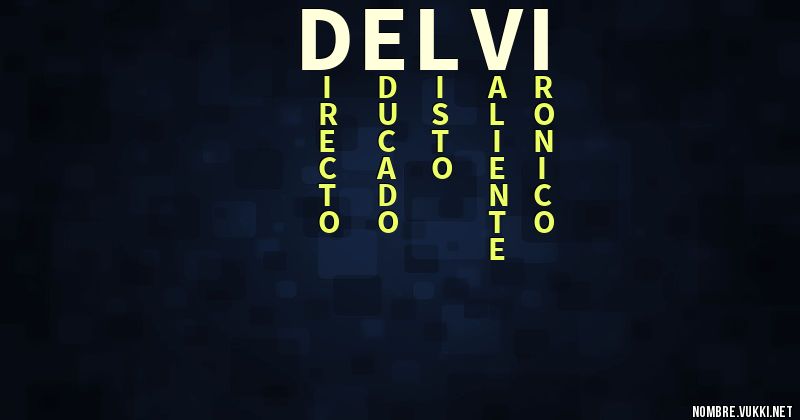 Acróstico delvi