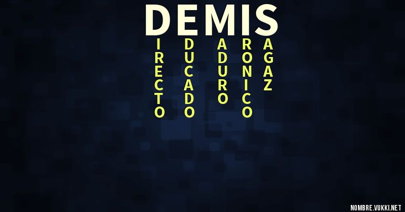 Acróstico demis