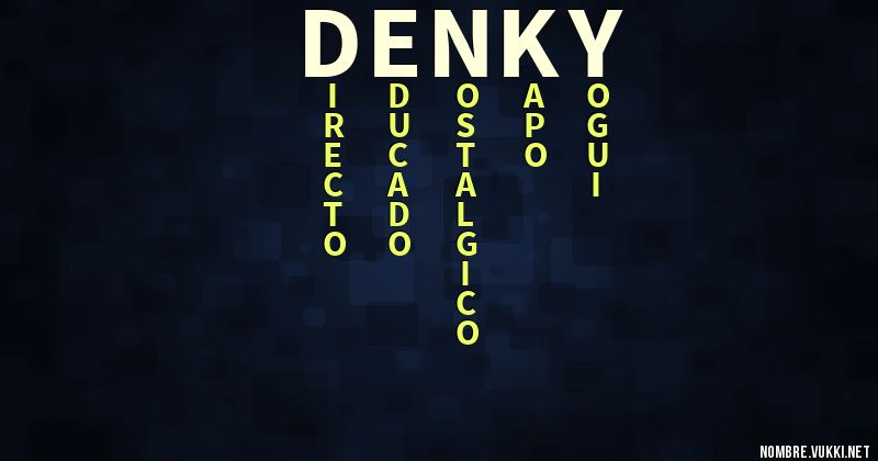 Acróstico denky