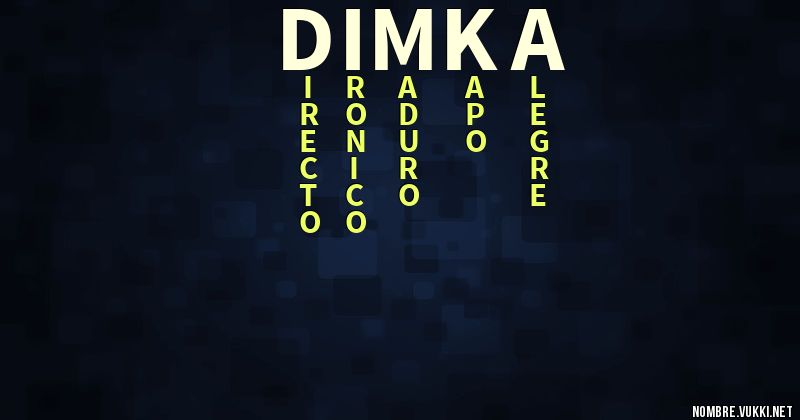 Acróstico dimka