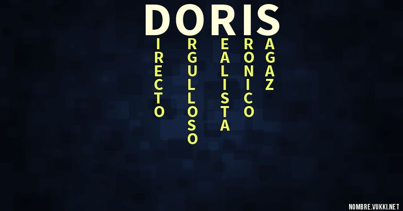 Acróstico doris
