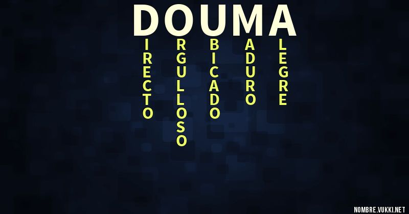 Acróstico douma