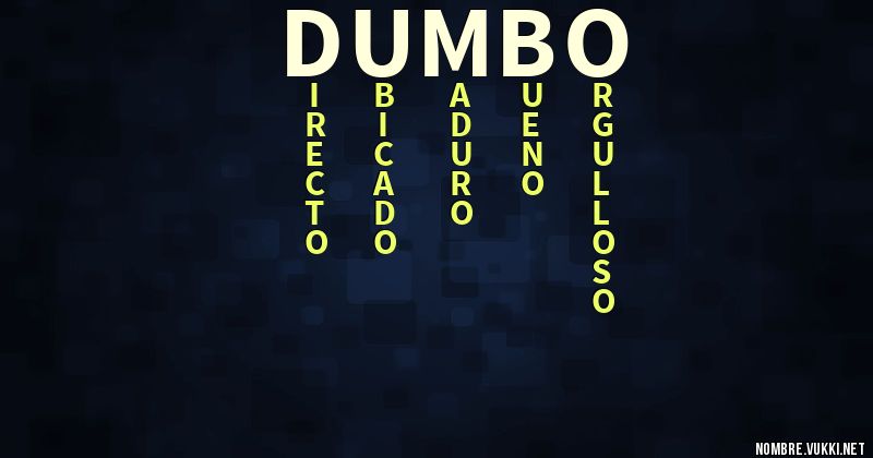Acróstico dumbo
