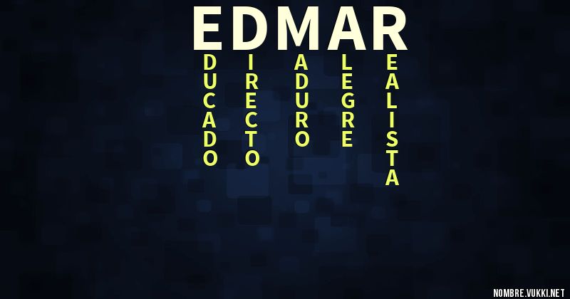 Acróstico edmar