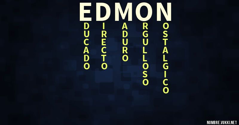 Acróstico edmon