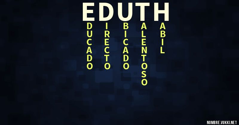 Acróstico eduth