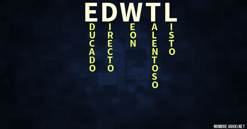 Acróstico edwtl