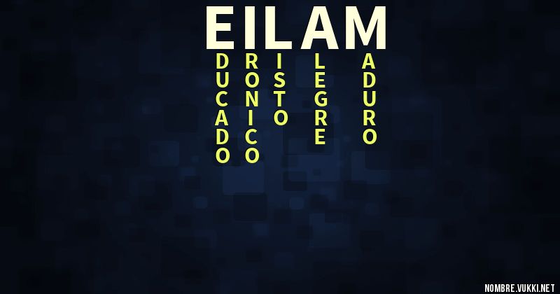Acróstico eilam