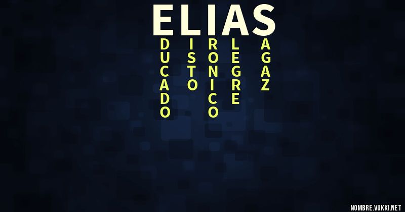 Acróstico elías