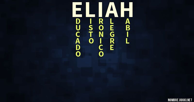 Acróstico eliah