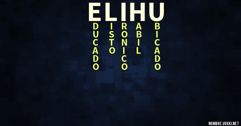 Acróstico elihú