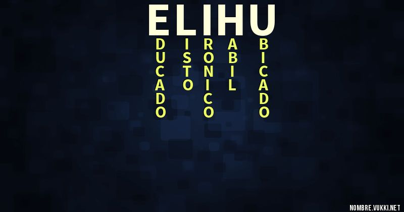 Acróstico elihu