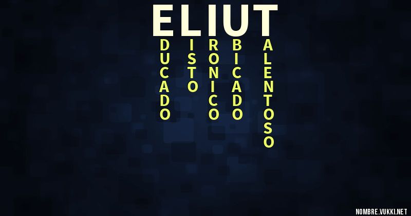 Acróstico eliut