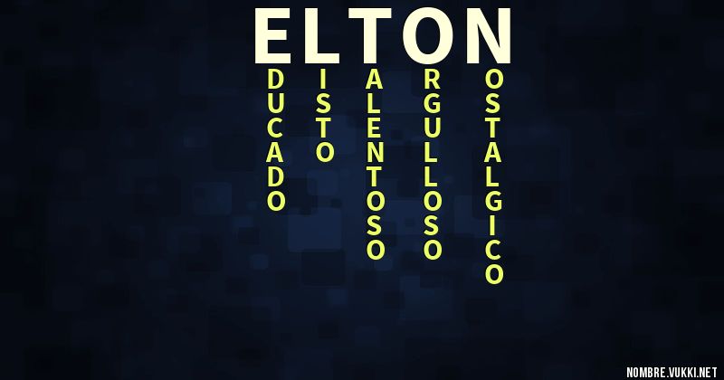 Acróstico elton