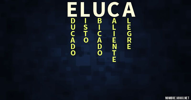 Acróstico eluca
