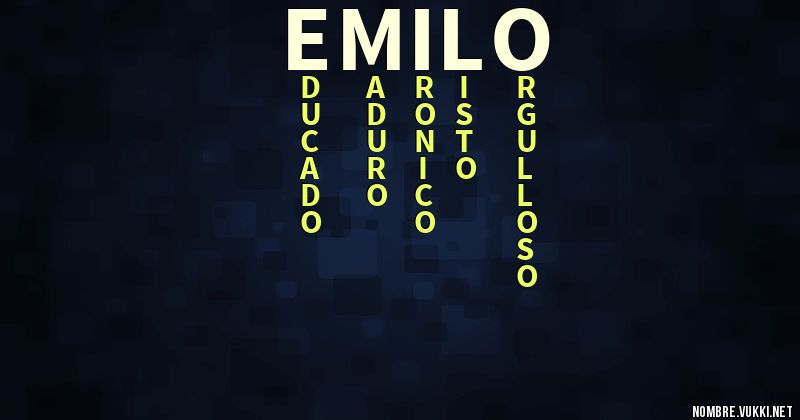 Acróstico emilo