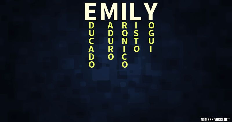 Acróstico emily