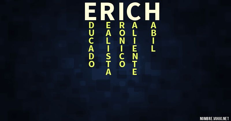Acróstico erich
