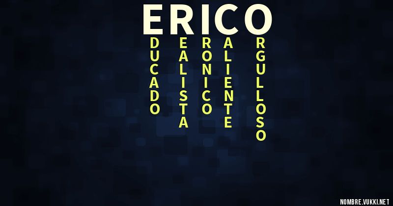 Acróstico erico