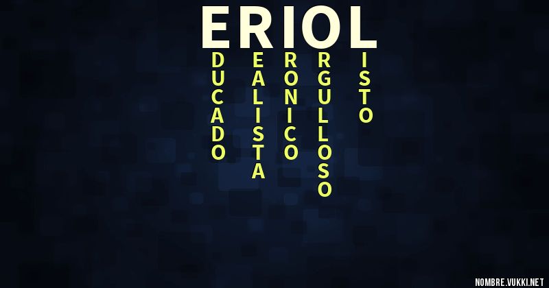 Acróstico eriol