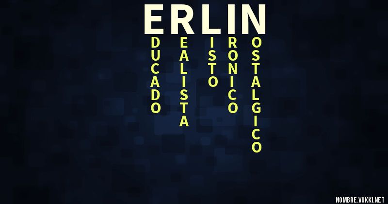 Acróstico erlin