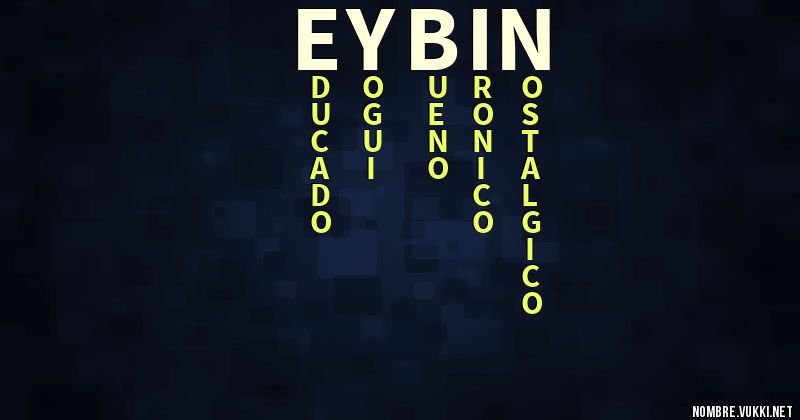 Acróstico eybin