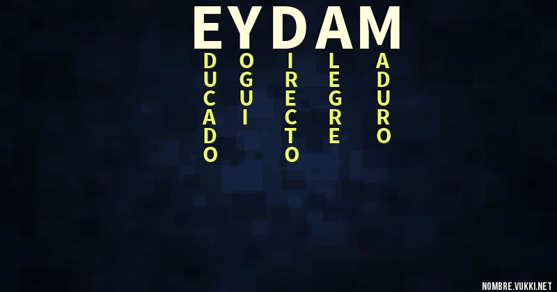 Acróstico eydam