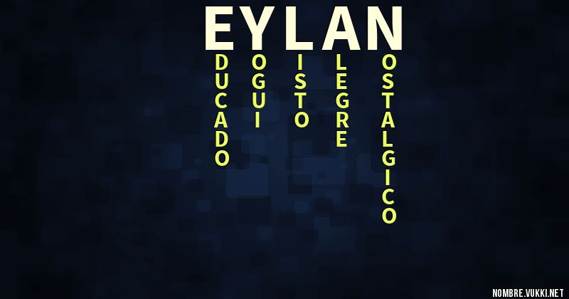 Acróstico eylan