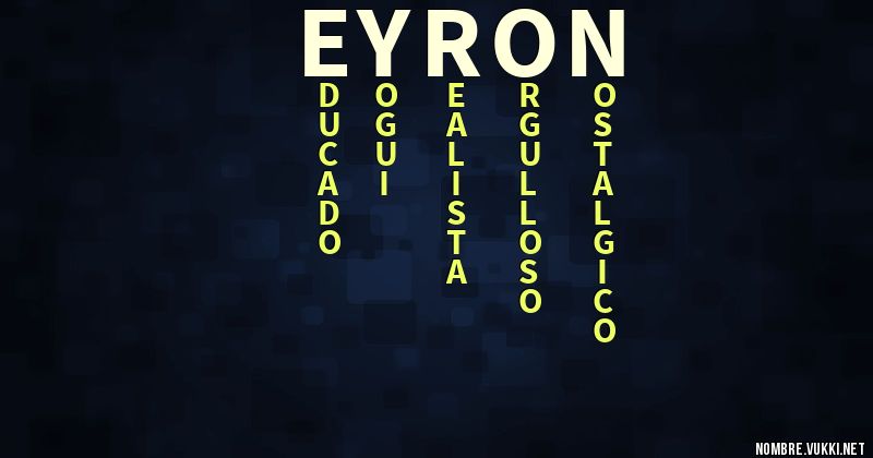 Acróstico eyron